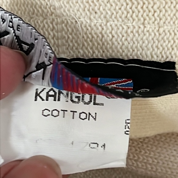 Kangol Cream Cotton Linen Look Bucket Hat - Picture 4 of 7